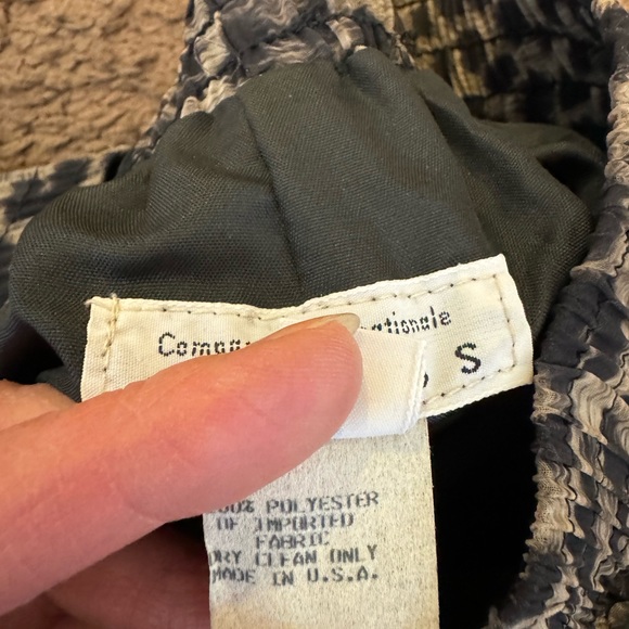 Compagnie Internationale Express Animal Print Chiffon Tulle Maxi Skirt Midi M - Picture 7 of 7